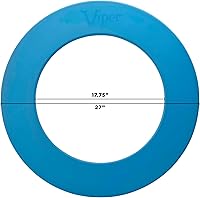 Vista 5 de Viper by GLD Products Guardian Dartboard Surround Sisal/Bristle - Protector de pared de diana con punta de acero