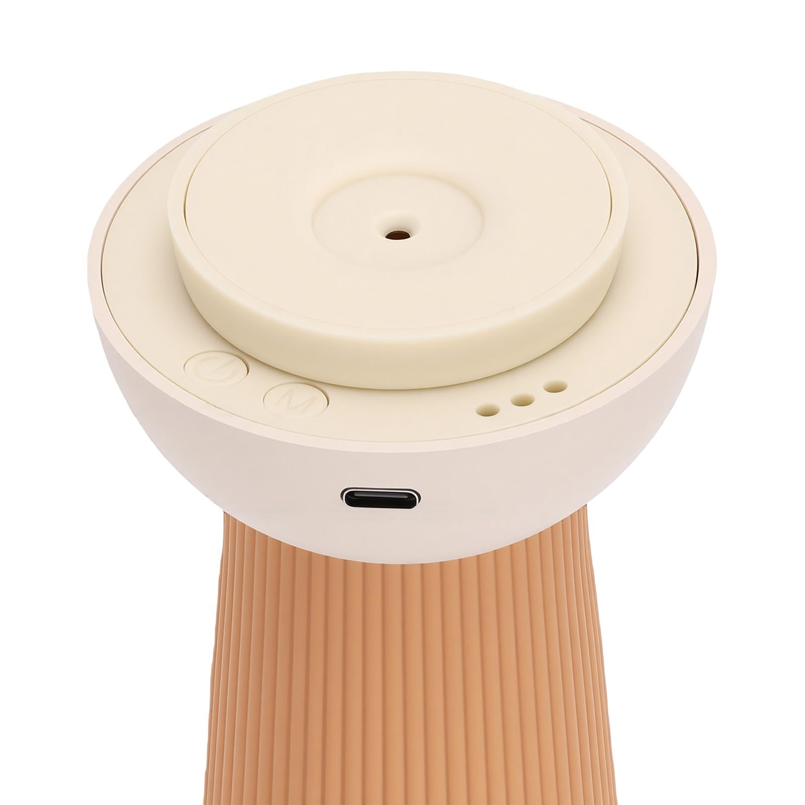 Diffusore di Aromaterapia con Sensore di Vibrazione & 3 Velocità | Spegnimento Antifughe in Inclinazione, Capacità Compatta da 20ml, USB-C, Luce di Emergenza, per Casa Ufficio Viaggi