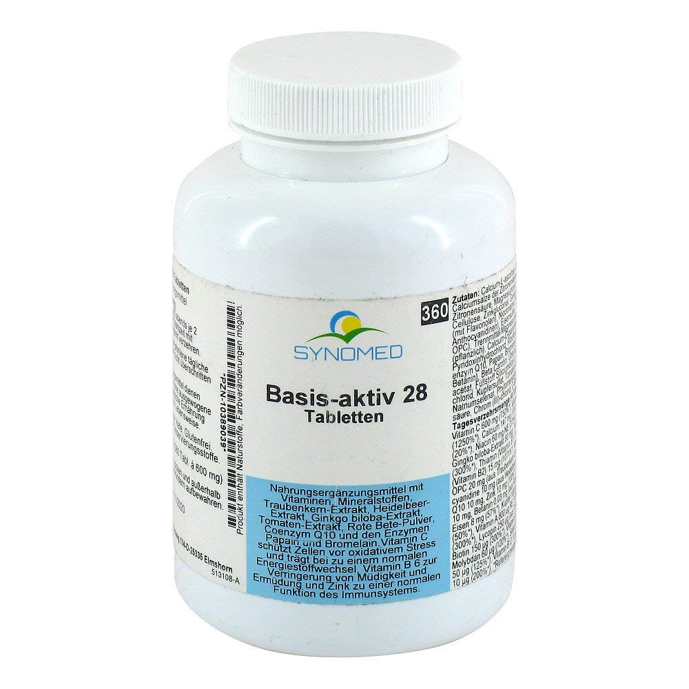 Basis-aktiv 28 Tabletten, 360 Tabletten (216 g)