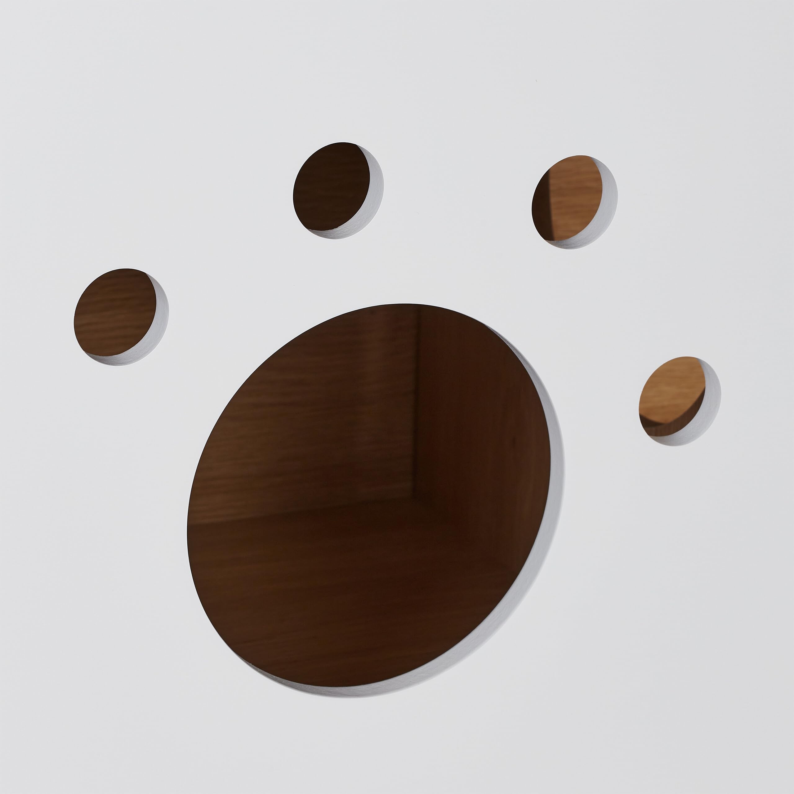 Relaxdays Armario para Gatos XXL, 4 Compartimentos, 96x75x40 cm, Escondite para Arenero Sanitario, Cama, Natural/Blanco