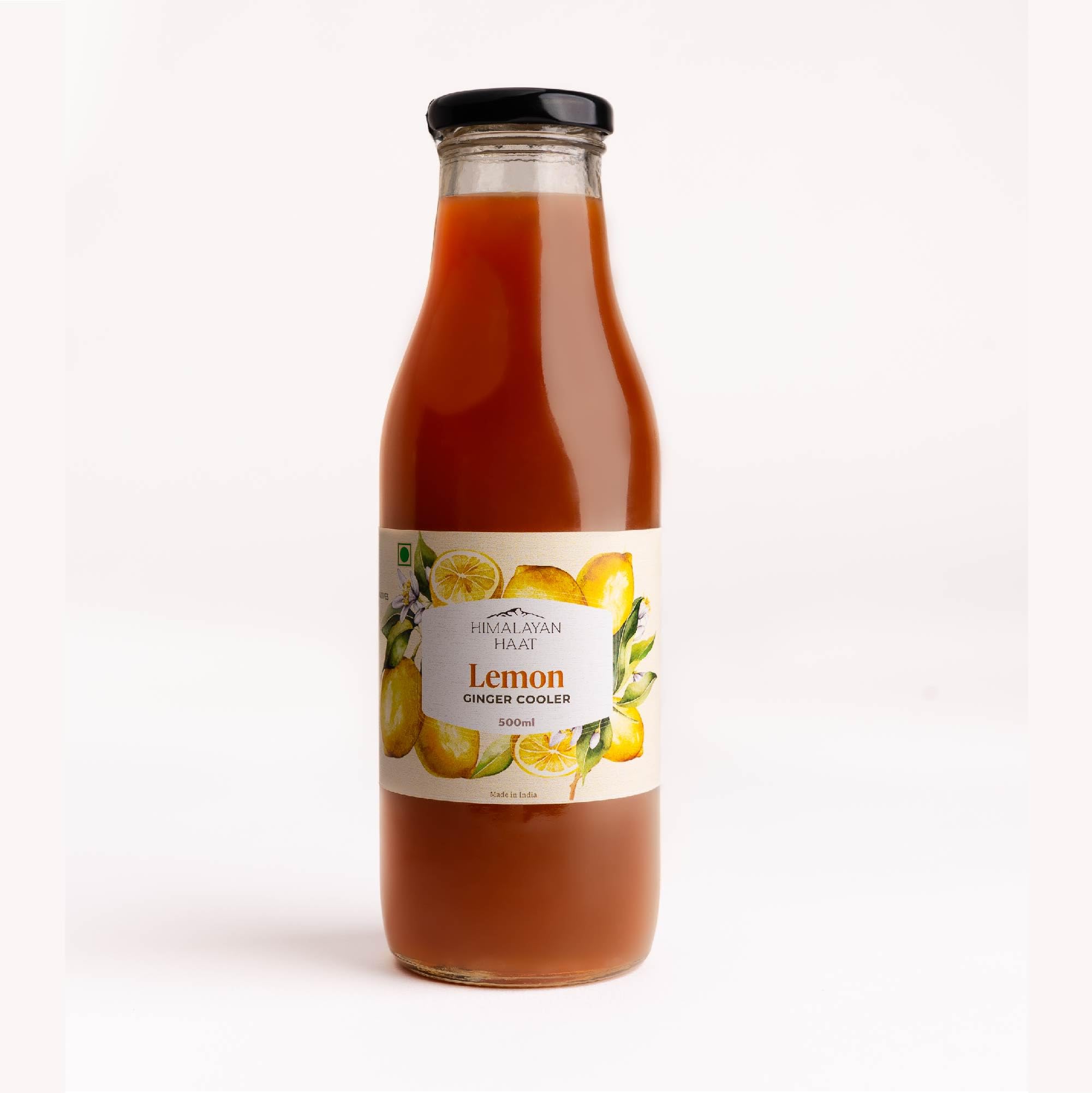 Himalayan Haat Lemon Ginger Cooler – 100% Natural Juice Concentrate | Handmade with Farm-Fresh Ingredients & Khand | No Preservatives or Artificial Additives | 500ml-image-14