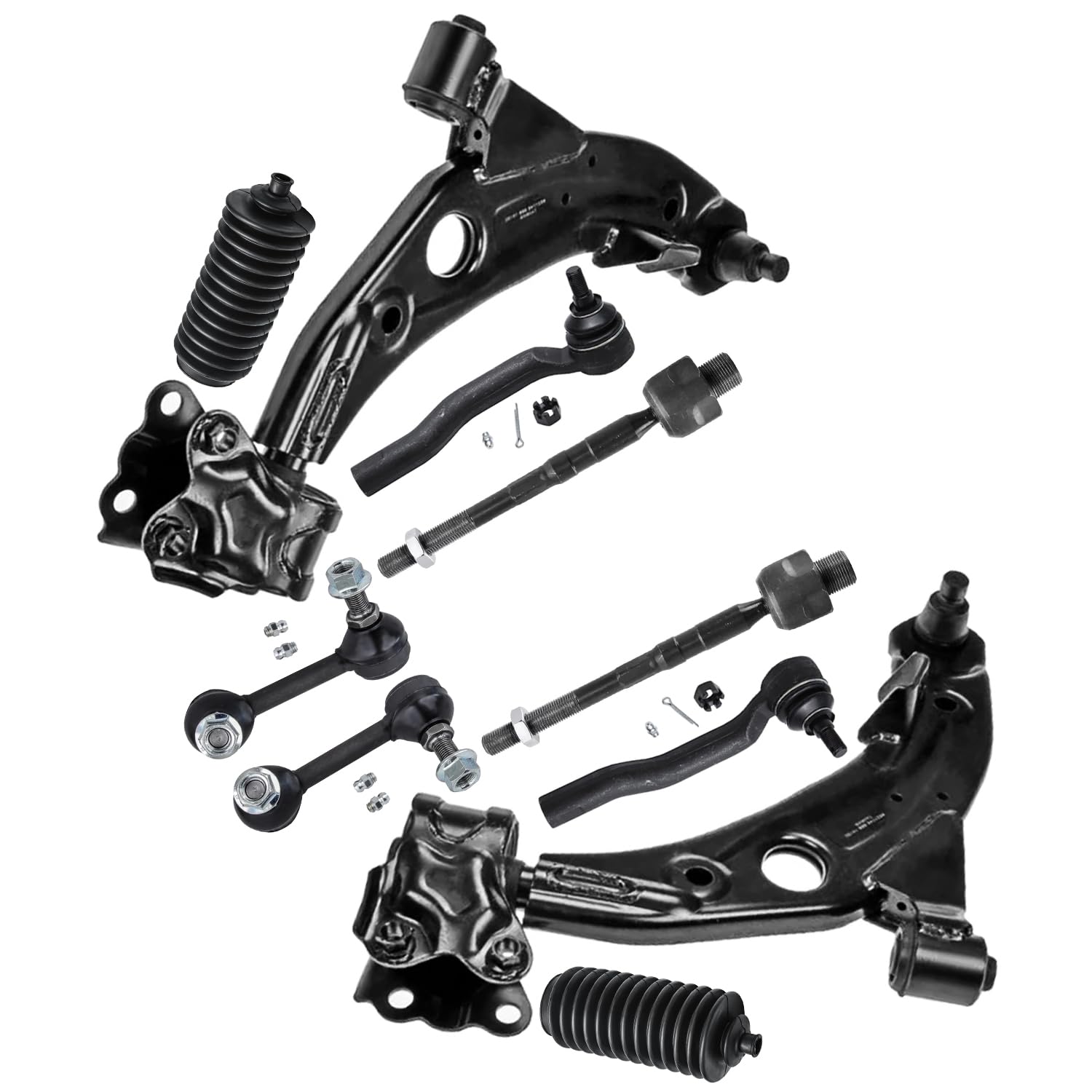 Detroit Axle - 10pc Front End Kit for 2007-2013 Mazda CX-9