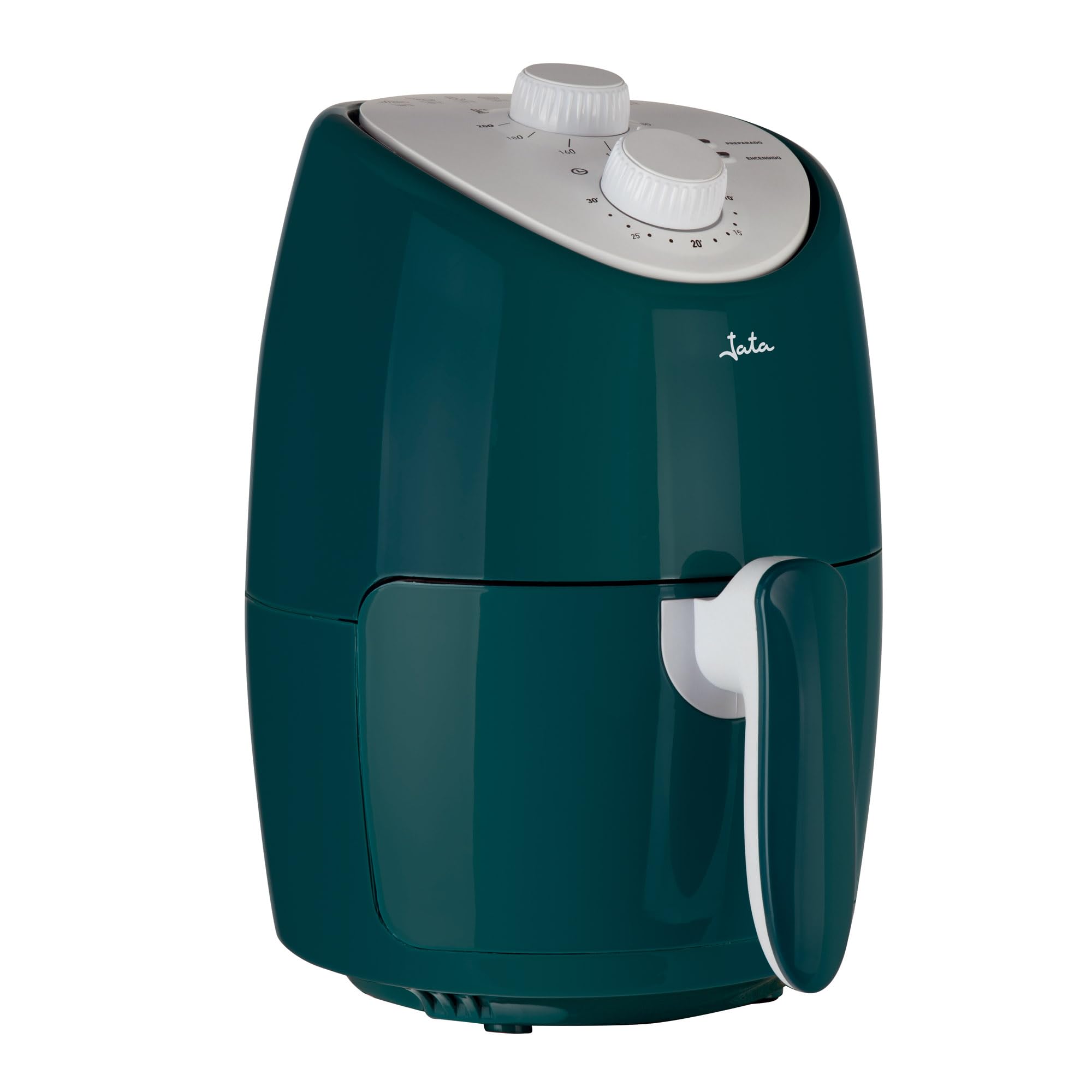 JATA JEFR5392 – Freidora de Aire 2 L Air Fryer 1000 W. Control de temperatura (80-200°C) Temporizador de 30 minutos. Uso sencillo. Diseño compacto. Cestillo antiadherente. Libre de BPA