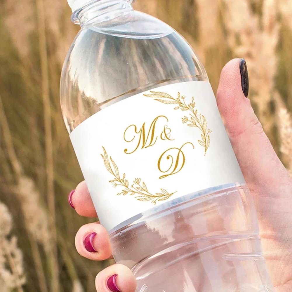 30 Etiquetas De Celebraciones, Etiquetas Adhesivas Personalizadas For Botellas, Etiqueta De Texto Con Nombre Personalizado, Etiqueta De Botella Impermeable For Bodas, Cumpleaños De Bebés, Bautismo