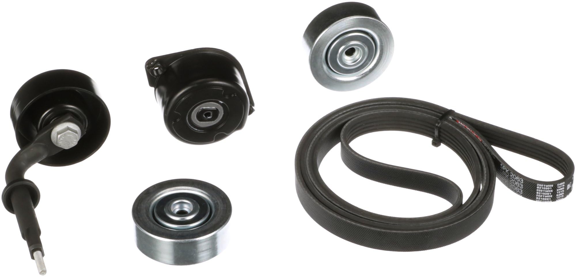 Courroie GATES K106PK1540 en caoutchouc robuste de haute précision pour BMW Série 3 et 5