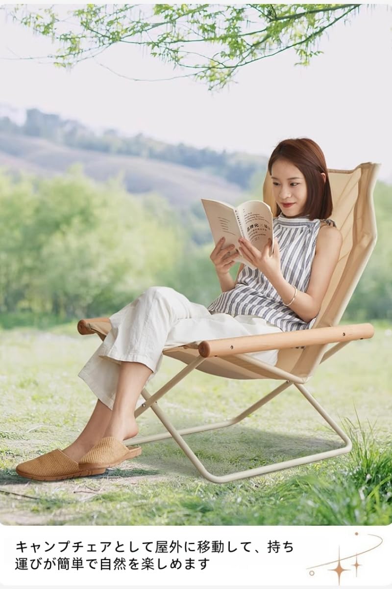 Amazon.co.jp: Suzapiw折りたたみキャンバスニーリングチェア