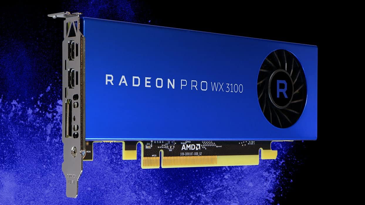 Scheda grafica AMD Radeon Pro WX3100 - 4GB GDDR5, PCIe 3.0, 1x DisplayPort, 2xMini-DisplayPorts Scheda grafica AMD Radeon Pro WX3100 - 4GB GDDR5, PCIe 3.0, 1x DisplayPort, 2xMini-DisplayPorts