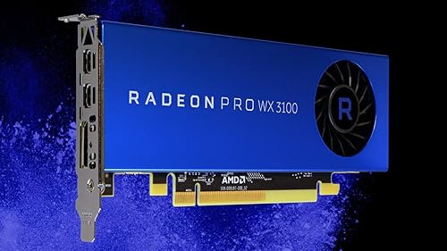 Miniatura 3 de AMD Tarjeta gráfica Radeon Pro WX 3100 - Núcleo de 1.22 GHz, 4 GB GDDR5, longitud media, espacio de ranura única requerida