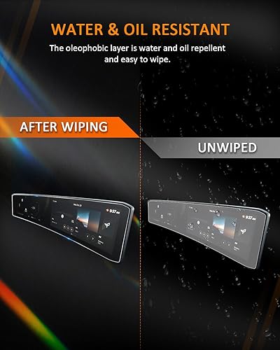 Miniatura 3 de CDEFG Protector de pantalla de vidrio templado para Hyundai Santa Fe SEL XRT Limited y Caligrafía de 1025 pulgadas pantalla táctil de 1025 pulgadas