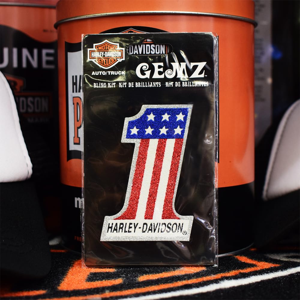 Amazon.co.jp: ハーレーダビッドソン ステッカー GEMZ NO.1 : 車