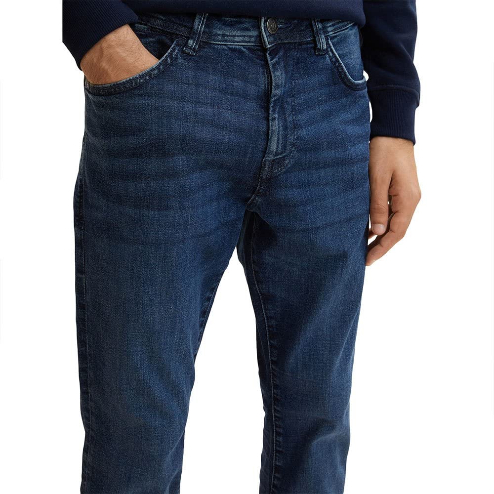 Tom Tailor Herren Josh Regular Slim Jeans mit Freefit®-Stretch
