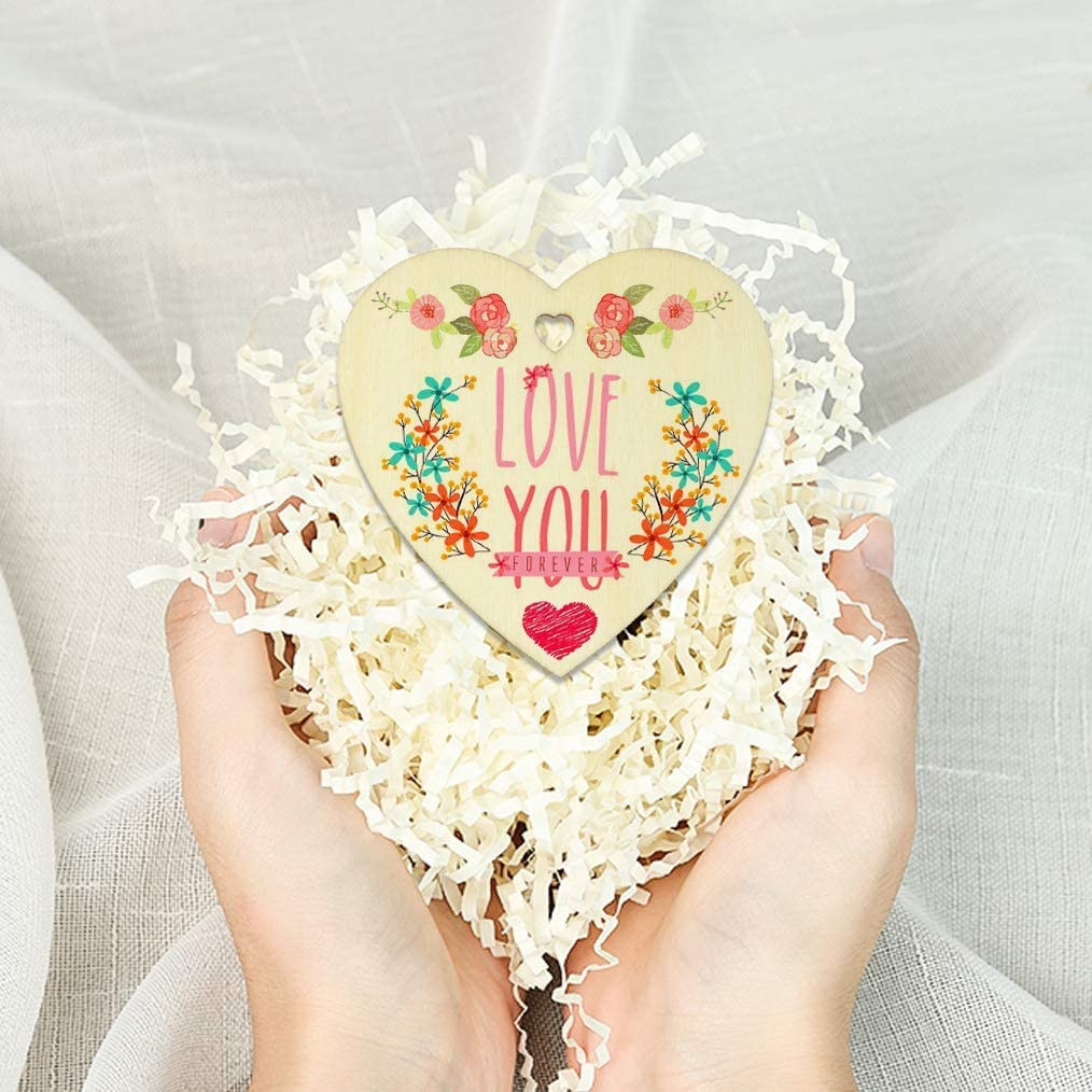 Cuori in legno, 24 pezzi, Love piccoli, 4 cm, dischi di legno, decorazione da tavolo, per compleanno, San Valentino