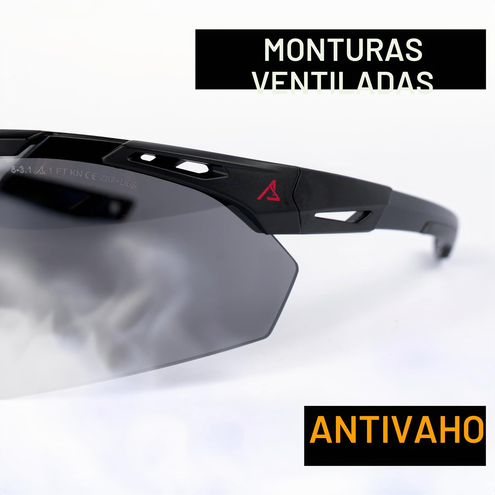 ACE Schakal SKL-1 Gafas de protección - Gafas para exteriores, de tiro y deportivas - tácticas y deportivas - con 3 lentes diferentes