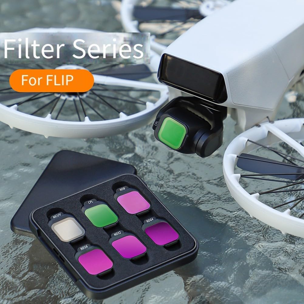 Per DJI Flip Filter Set ND E MCUV Protezione Obiettivo Per Fotografia Aerea Vlogging Movimento Liscio Blur Outdoor Accessori Della Macchina Fotografica