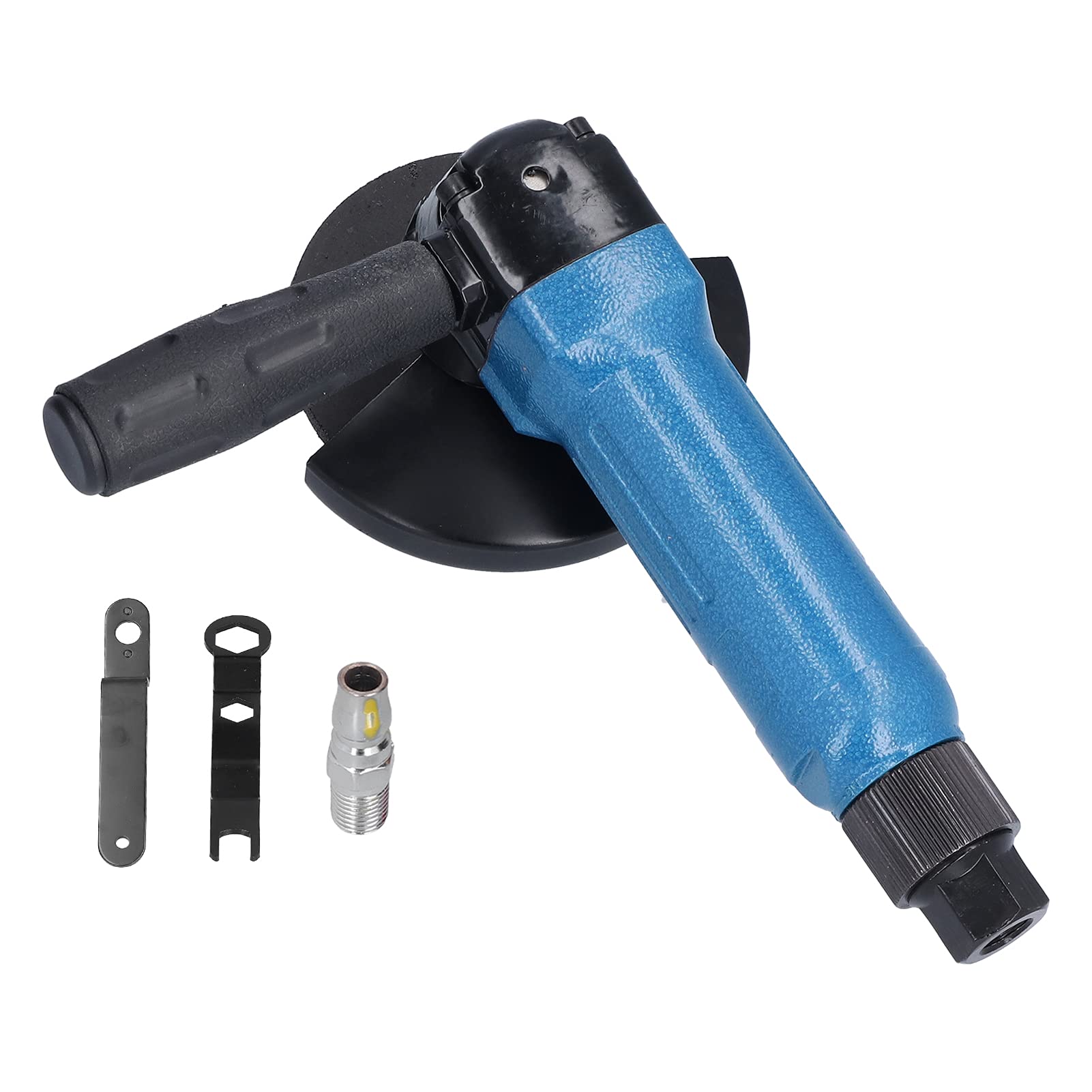 4 pulgadas de ángulo de aire Velocidad ajustable Máquina de pulido neumático de pulido neumático 11000rpm KP632 Aleación Acero Ligero Profesional Herramienta para pulido (Stile giapponese)