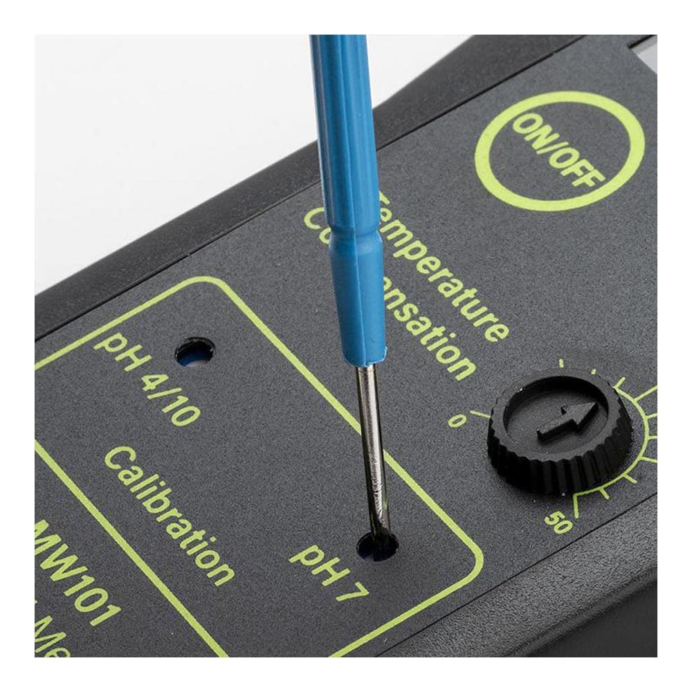 Milwaukee Instruments MW101 Standard Portable pH Meter 0 DegreeC to 50 Degree C Temperature Range 0.01 pH Resolution 143 Length 80 Width 32 Height product thumbnail 4
