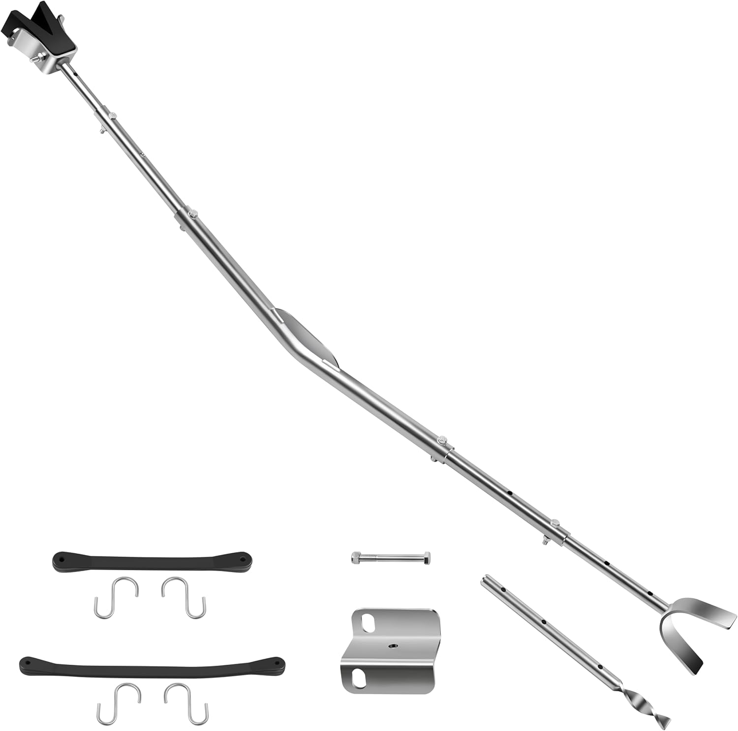 JY PERFORMANCE Universal Transom Saver, Adjustable Boat Transom Saver for Outboards Motor Up to 150 HP, Heavy-Duty Transom Saver Adjustable from 28" to 59", 3001.1068