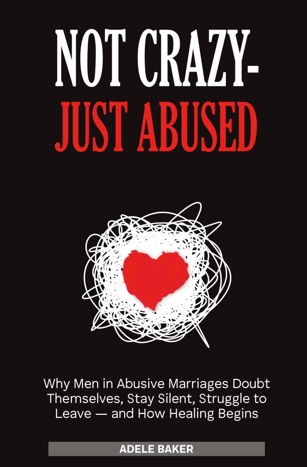Never Crazy - Just Abused: Why Men in Abusive Marriages Doubt Themselves, Stay Silent, Struggle to Leave — and How Healing Begins