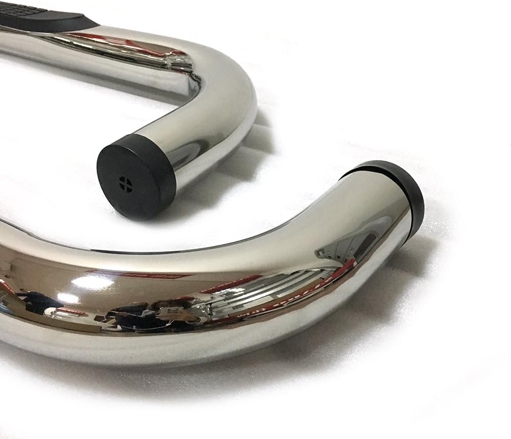 AutoForever Super Cab Pickup 3" S S Chrome Running Boards Side Step Nerf Bar Step Rails Running Boards Compatible with 1997-1998 F150/F250LD Super Cab 3 Door / 1999-2003 F150/F250LD Super Cab 4 Door