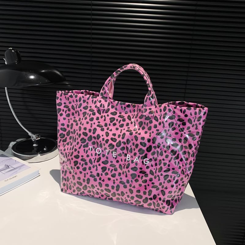 Bolso tote grande para mujer en PVC miniatura 3