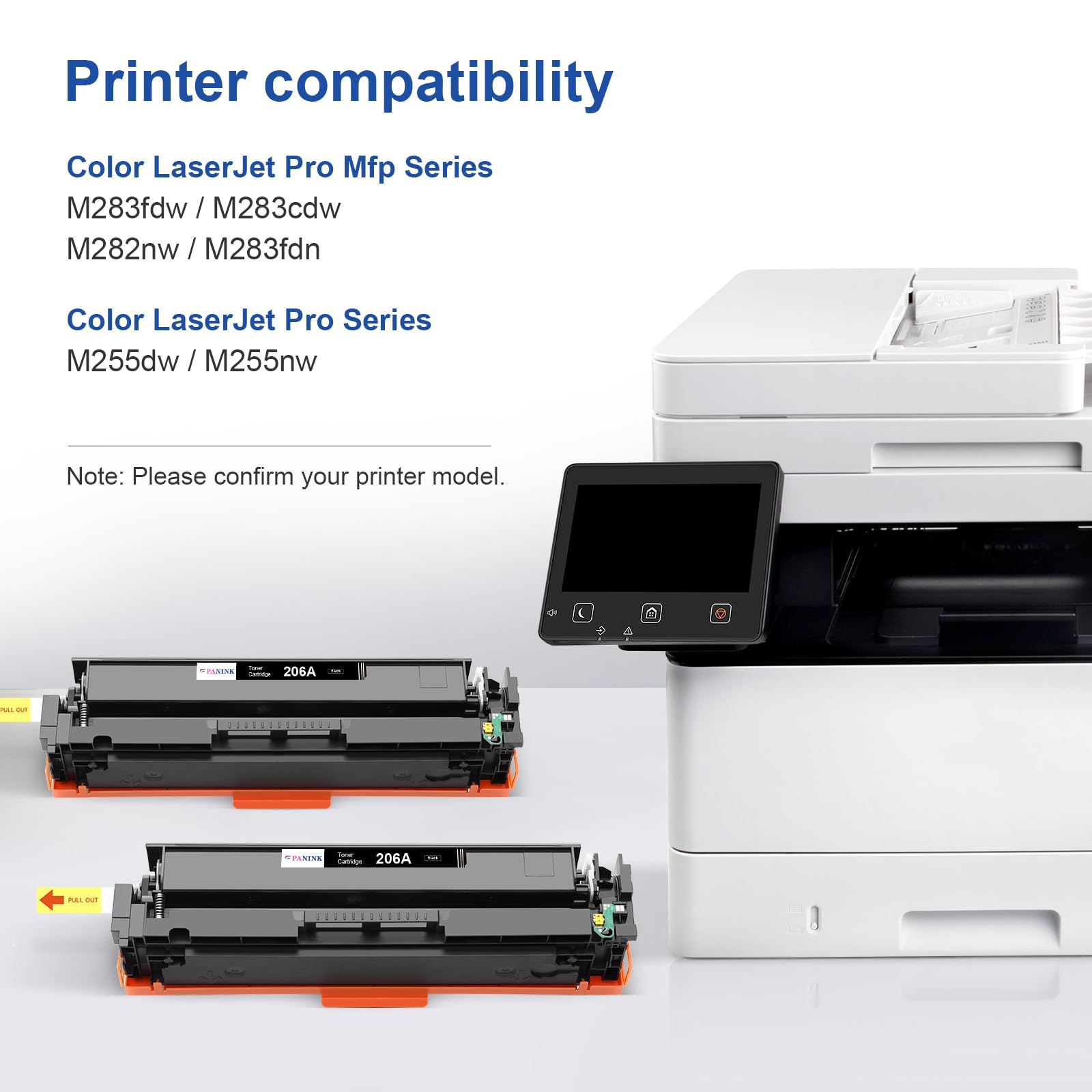 Amazon.co.jp: PANINK 206A ブラックトナーカートリッジ 交換用 HP