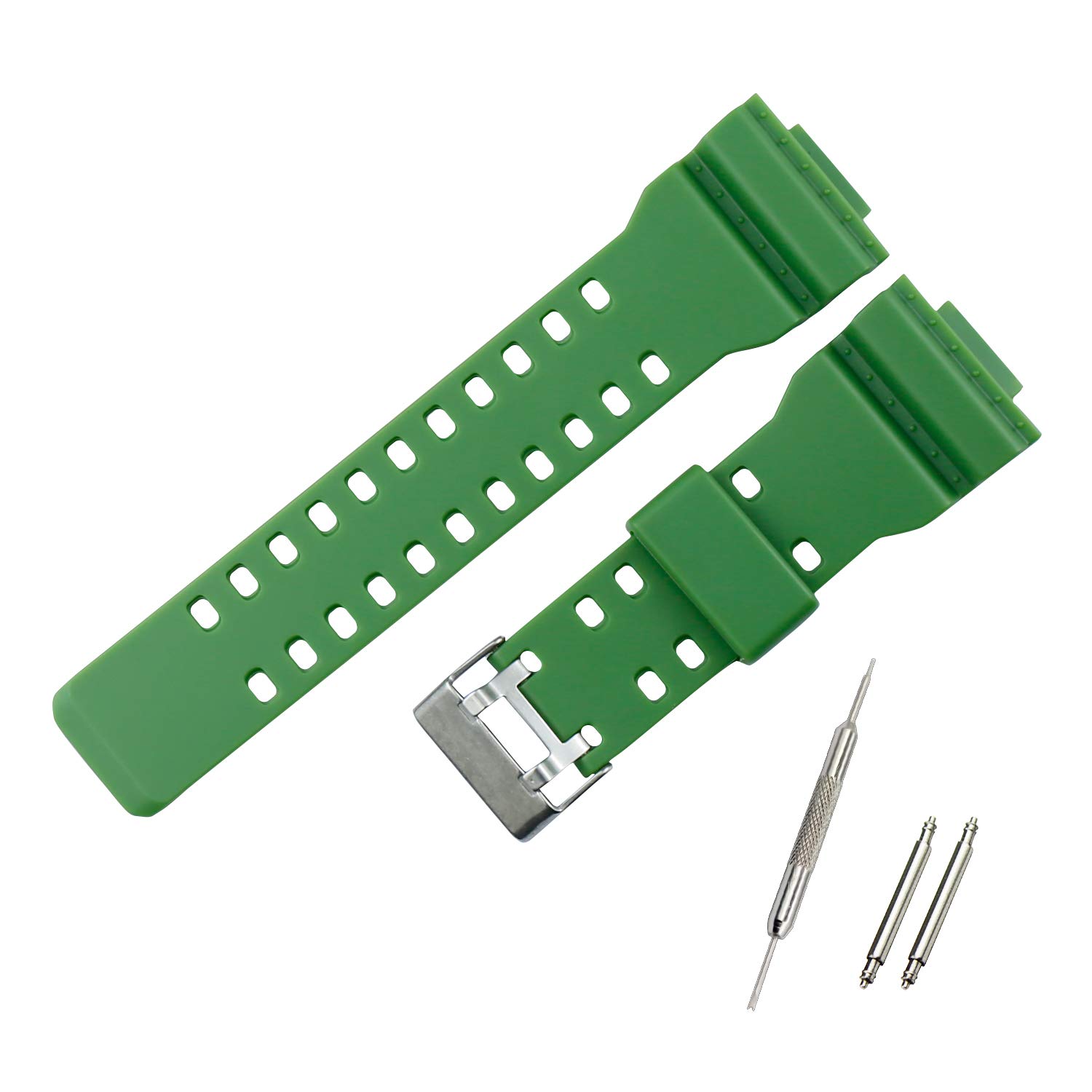 Men's rubber resin Watch Strap accessories Replacement fit for Casio G-Shock GA100 GA110 GA140 GA150 GD120 GW8900 GLS100 GAX100 Watch bands Outdoor sports wristband bracelet