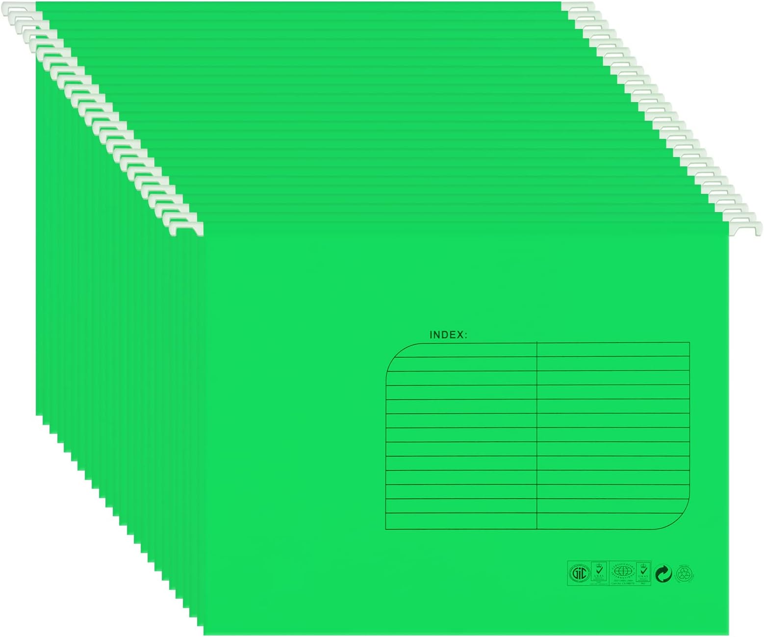 5 Star Card Inserts for Suspension File Tabs White [Pack of 50 ...