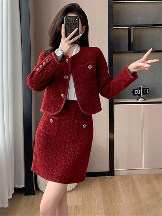 【新品】LADY LIKE TWEED SET UP Lady Like Tweed Set - Black/White | Fashion Nova
