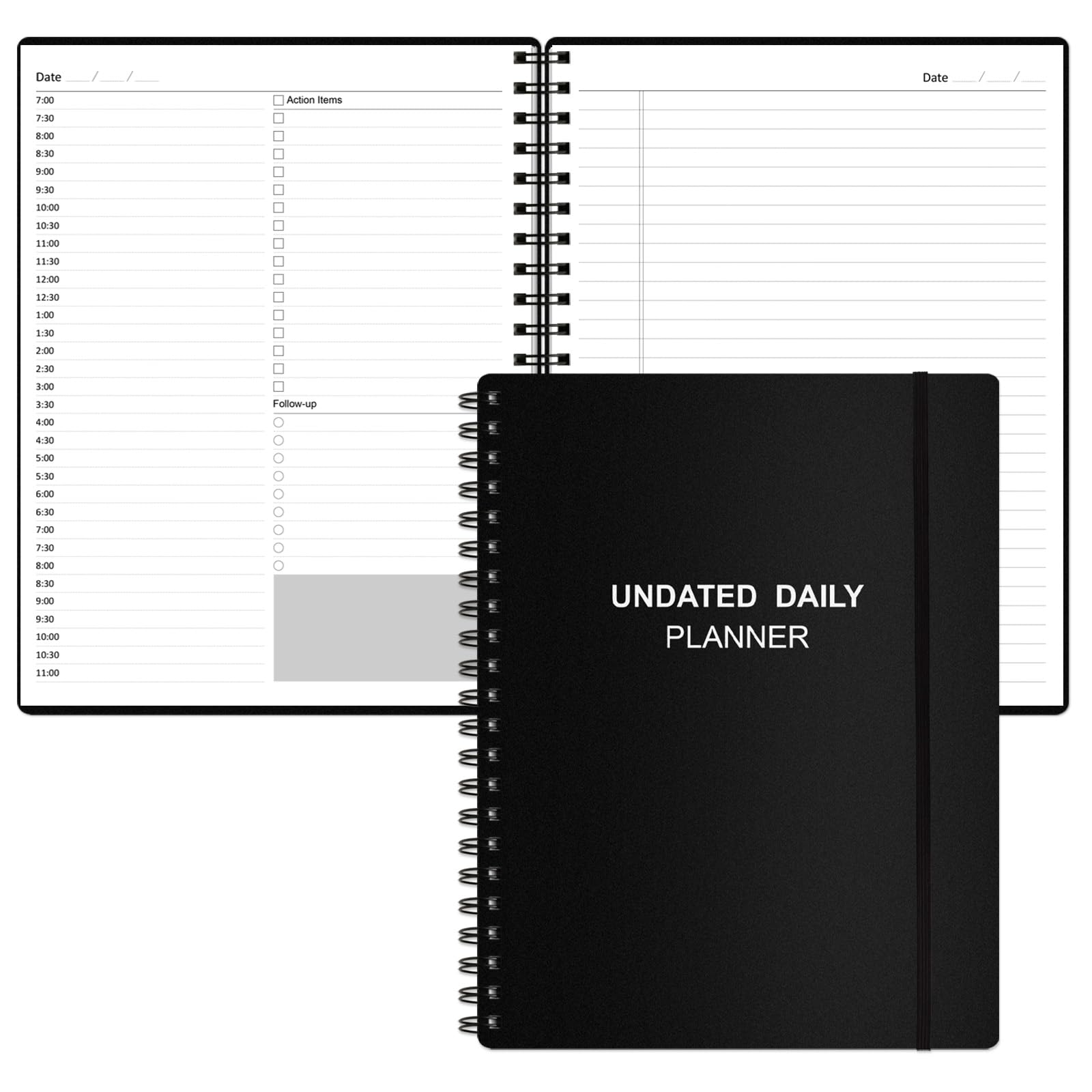 Tiankool Undated Daily Planner