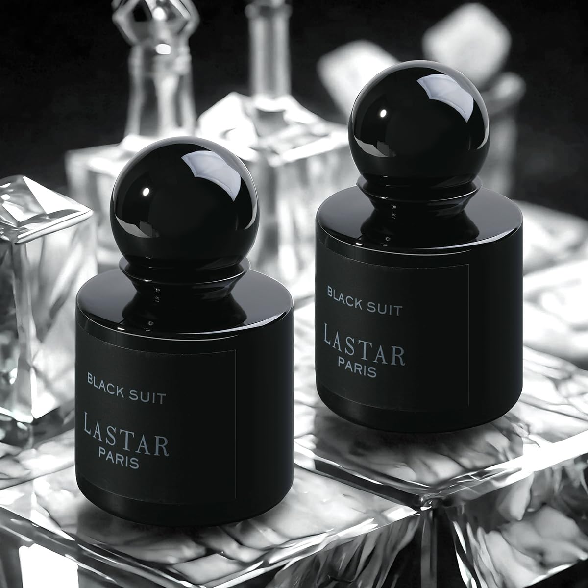 LASTAR Profumo durevole, dimensioni da viaggio, Eau de Parfum, foglie viola, rosa, ambra, perfetto per Natale, Capodanno, San Valentino, regalo di compleanno, donna e uomo, 30 ML*2
