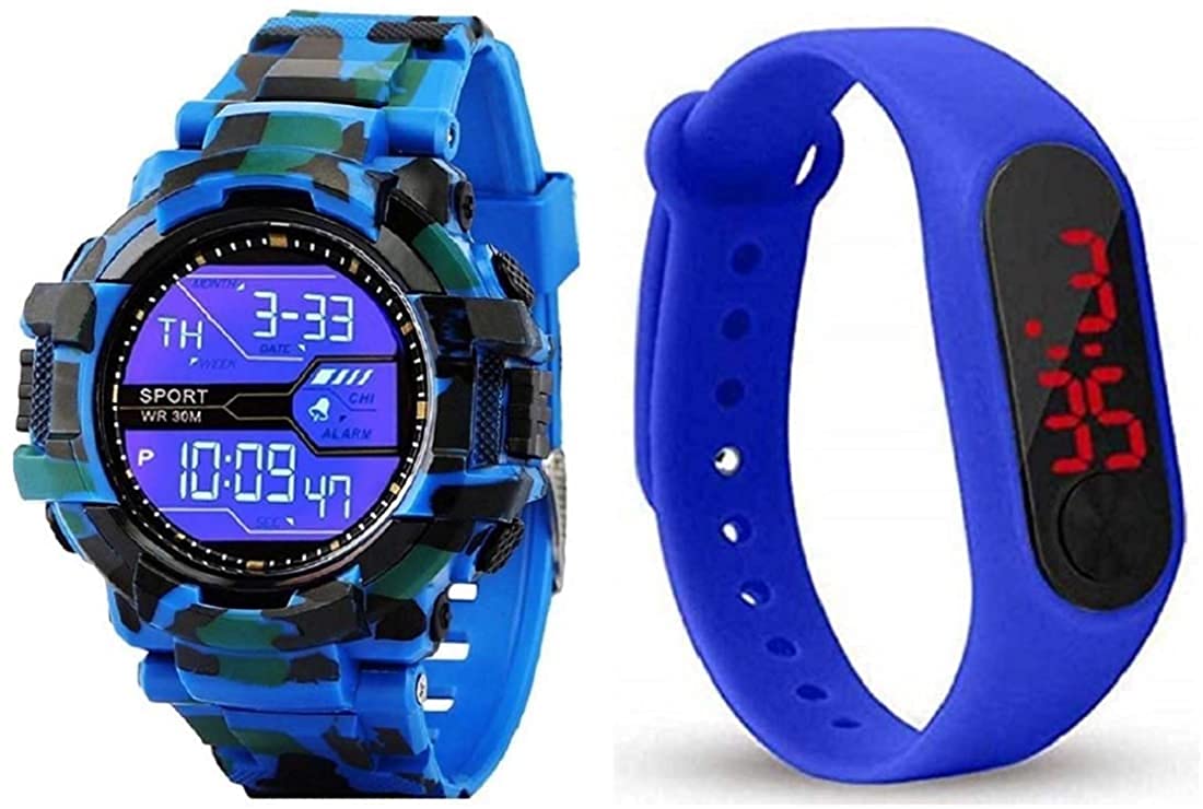 SELLORIA Latest Army Blue Sports Digital Watch for Mens & Boys Kids (B0932NL1VM) Amazon Price History, Amazon Price Tracker