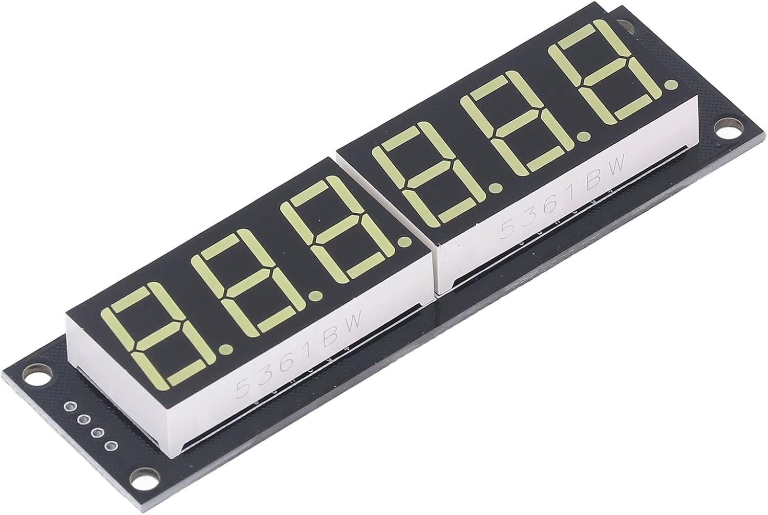LED display tube module, 6 digit segment display module with clock display, decimal white light digital display module for MRA165A