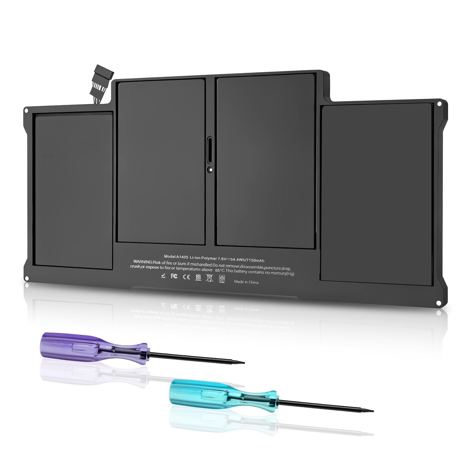 Batterie de Rechange pour MacBook Air 13" A1466 (2013-2017), 7150mAh, Batterie de Rechange Haute Sécurité avec Kit d’Outils