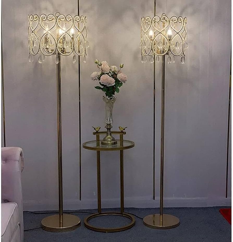 クリスタル装飾のフロアスタンド クリスタル装飾のフロアスタンド