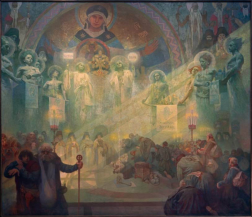 Toile Lorbeer d'Alphonse Mucha impression portrait art mural premium