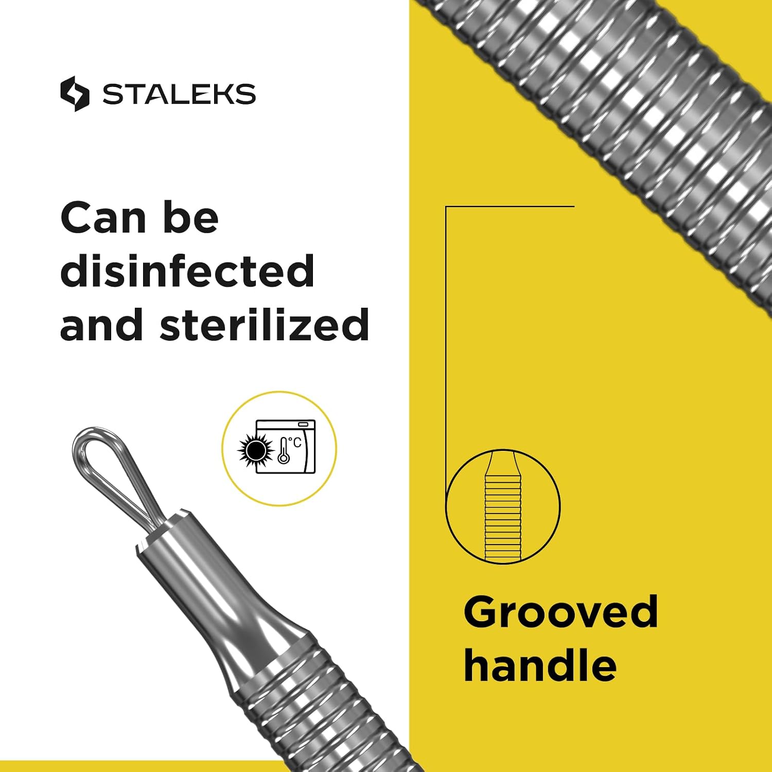 STALEKS PRO Expert 30 Blackhead Remover Tool, Double-Ended Loop Extractor