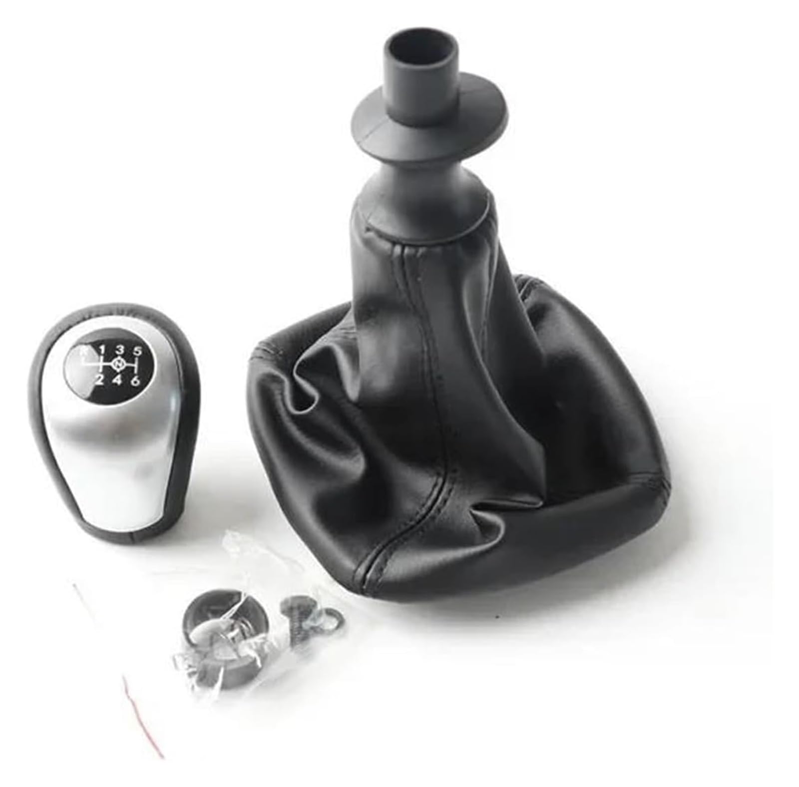 gangxiao Car Shift Gear Knob for Benz W140 W163 W168 W169 W202 W204 W210 W211 Manual Car Gear Shift Gaiter Shifter(Set)