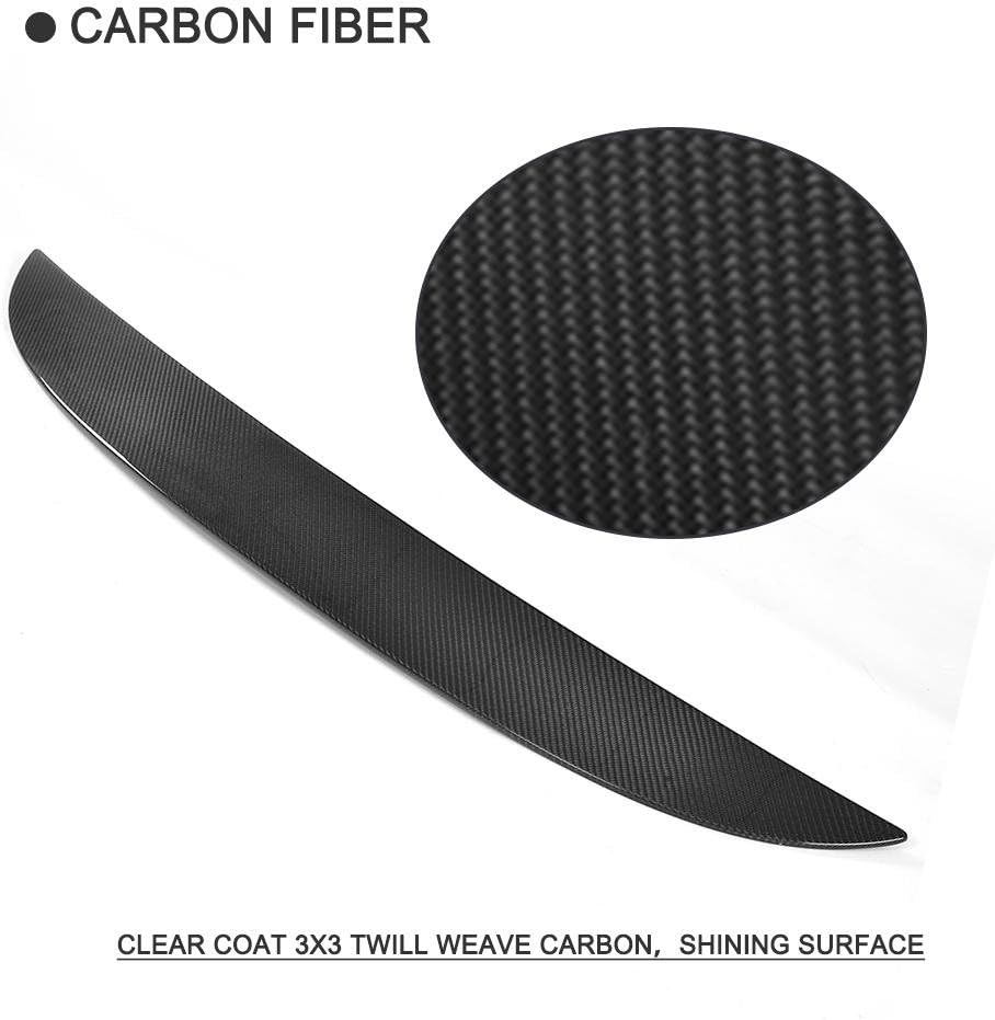 Carbon Fiber Rear Trunk Spoiler fits Bentley Continental GT (2nd Gen) Coupe 2-Door 2012-2017