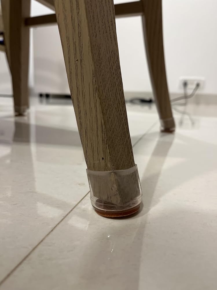 Odara's FloorGuard Silicone Chair Leg Protectors with Felt