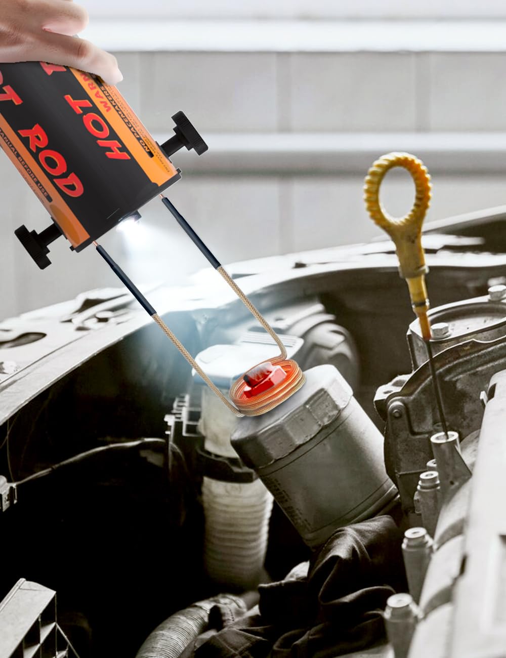 Kit de chauffage à induction professionnel 1200 W 220 V - Dissolvant magnétique de rouille avec 3 bobines à induction - Dissolvant vis à induction pour les réparations automobiles et CVC