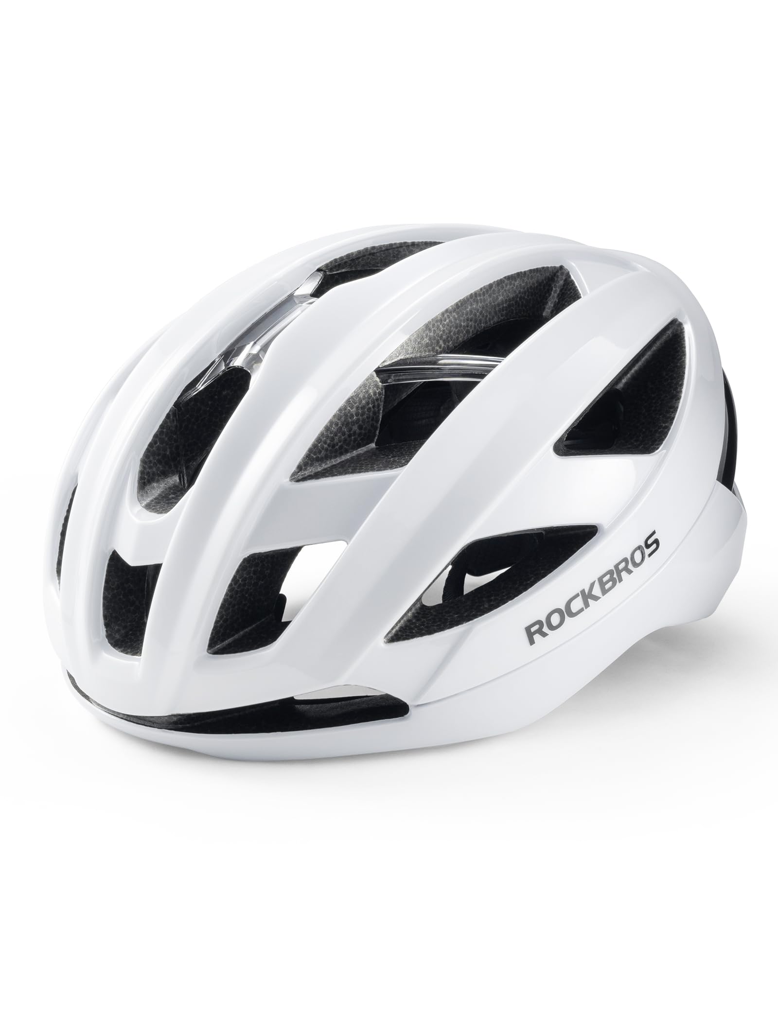 ROCKBROS Zintegrowany kask rowerowy ze wzmocnioną ramą do rowerów szosowych MTB, regulowany, lekki, unisex, dorośli, kobiety i mężczyźni, rozmiar L (58-62 cm)