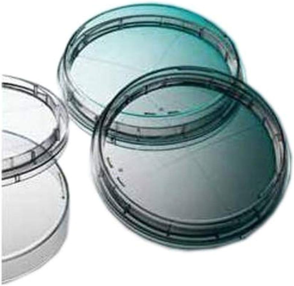 CORNING GOSSELIN BP93B-101 Polypropylene Petri Dish, PS, Natural, 3 Vents, 90 mm x 14.2mm, Double Bag with Traceability Label, Aseptic (Pack of 825)