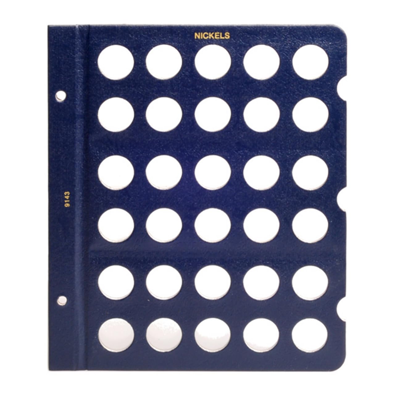 Whitman US and Canada Nickel Coin Album Five Blank Pages #4475