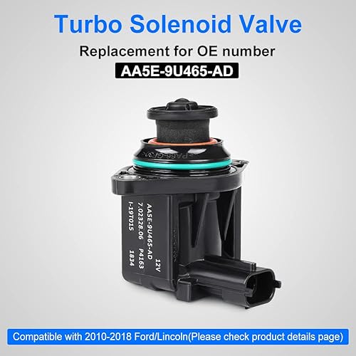 Miniatura 2 de Reemplazo de la válvula solenoide turbo para AA5E-9U465-AD compatible con Ford Expedition Explorer F-150 F150 Flex Transit Lincoln MKS MKT Navigator