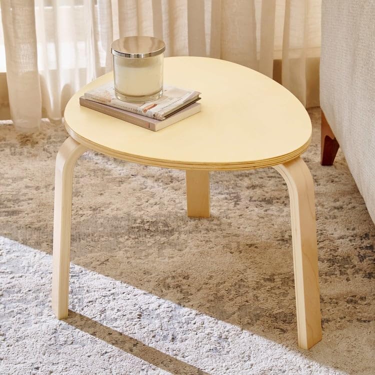 Image of Home Centre | Paulo Solid Wood End Table | Side Table for Living Room | Brown | 1 Year Warranty