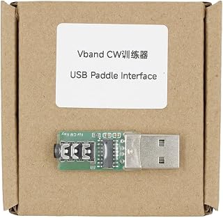 EasyByMall Chiave USB per allenatore di codici Morse, 3,5 mm, per VBand CW Practice, compatibile con Windows, iOS, Android