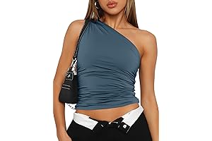 Women's Sexy One-Shoulder Summer Tops: Elevate Your Style in 2024