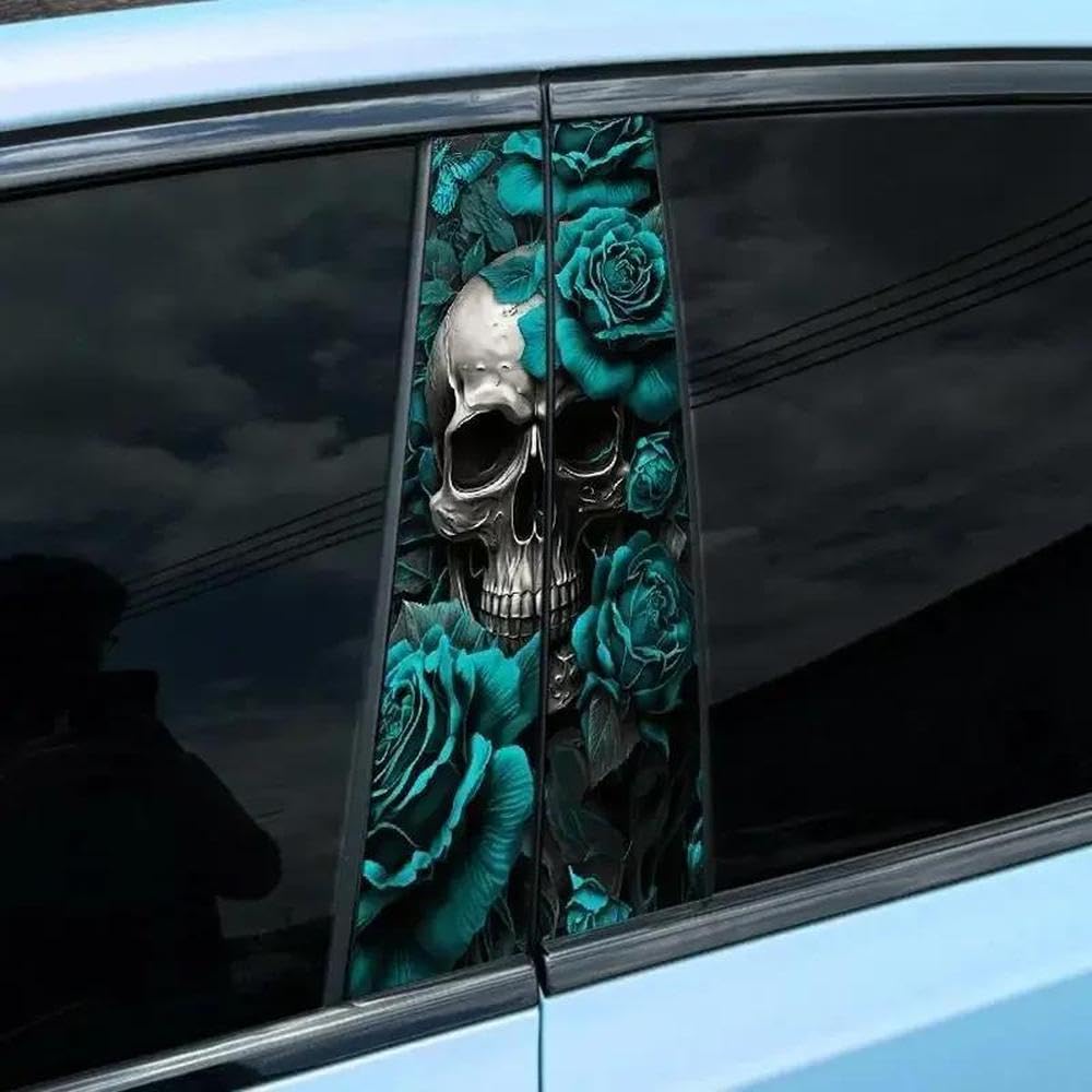 Autocollants turquoise de voiture pour embellir vos trajets quotidiens et protéger vos portières