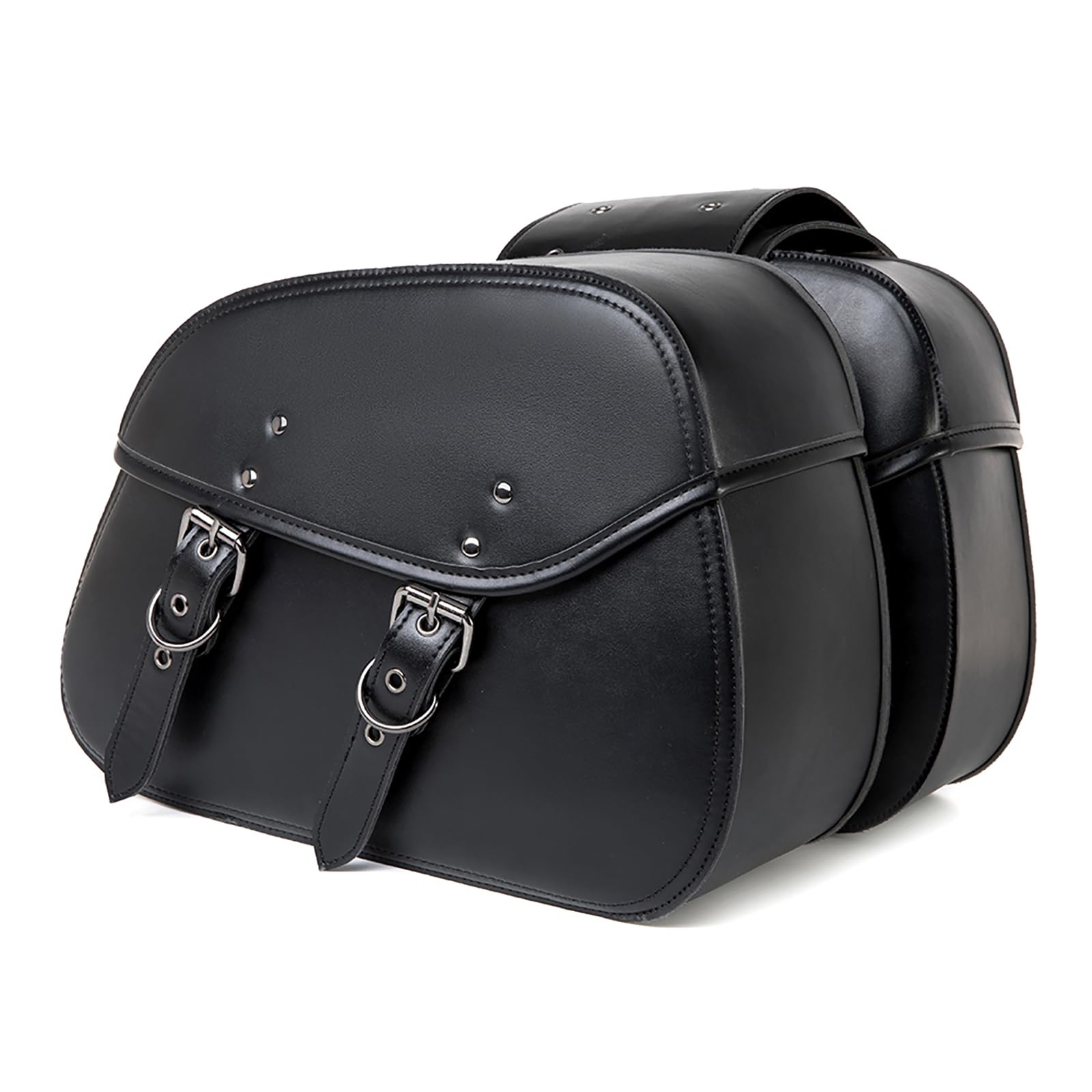 LSYQFB Motorcycle Panniers for Triumph Bonneville Bobber Cruisers, Motorbike Side Pannier Bag Waterproof Leather Motorbike Saddle Bags Motorcycle Bags Tail Motorbike Bag,C