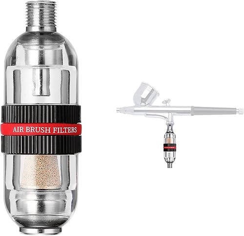 Mini filtro de aire para aerógrafo en línea, separador de agua, filtro de trampa de agua, kit de separador de trampa de aceite, se conecta a